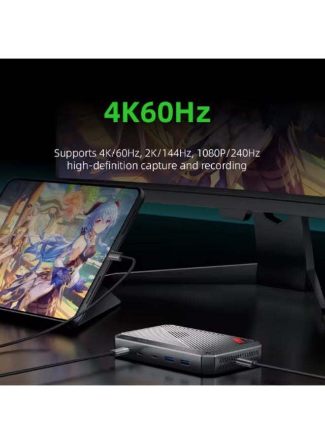 بيفا محطة إرساء التقاط الفيديو PIVA VD20 الجديدة PD100W شحن سريع 4K60 هرتز 2K144 هرتز 1080P240 هرتز USB3.2 HDMI2.0 جيجابت البث المباشر - Image 4